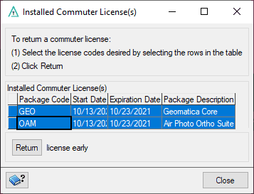 Image of Installed Commuter Licenses 2