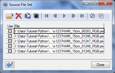 Image of Source File Set