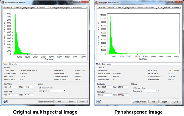 Pansharpened image