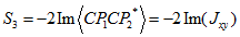 S3 = -2 *Im(Jxy)
