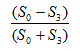 (S0 - S3) / (S0 + S3)