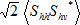 sqrt(2)*<ShhShv*>