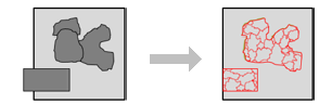 Constraining segmentation with more than one polygon