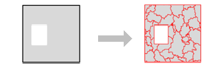 Constraining segmentation with more than one polygon