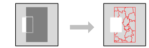 Constraining segmentation with more than one polygon