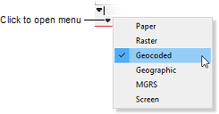 Status-bar menu