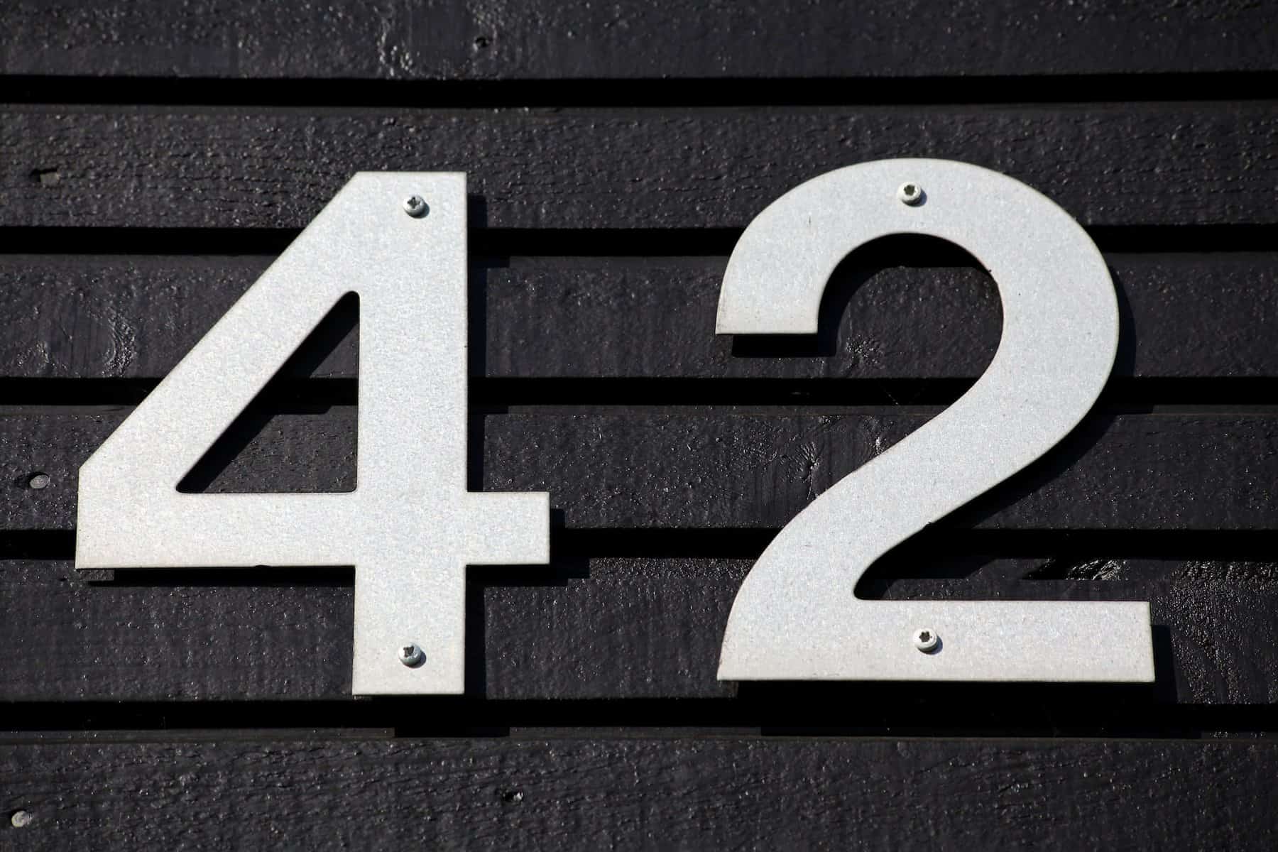 Image of the number 42