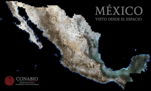 Image of Mexico's view from space
