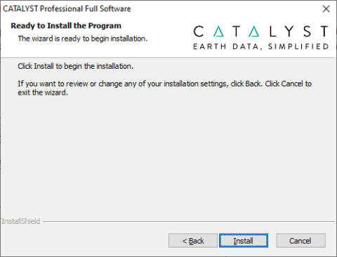 License Server and Client Installation – CATALYST Professional - CATALYST
