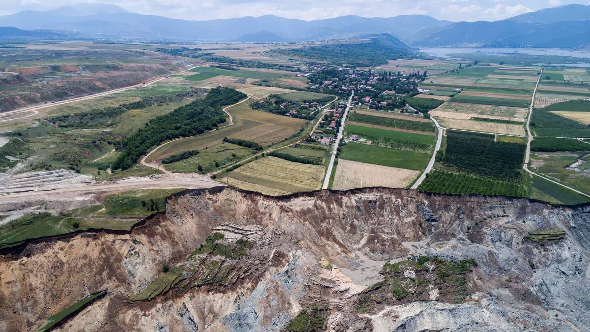 Image showing the Anargyroi mine landslide