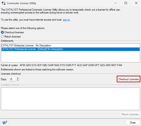 License Utility Emixa Using the Commuter License Utility - CATALYST Professional 3 and Newer ...